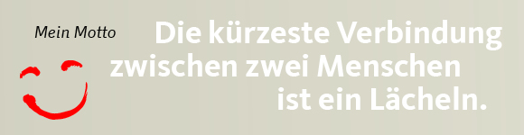 Daniel Hagemeiers Motto: Die krzeste Verbindung zwischen zwei Menschen ist ein Lcheln