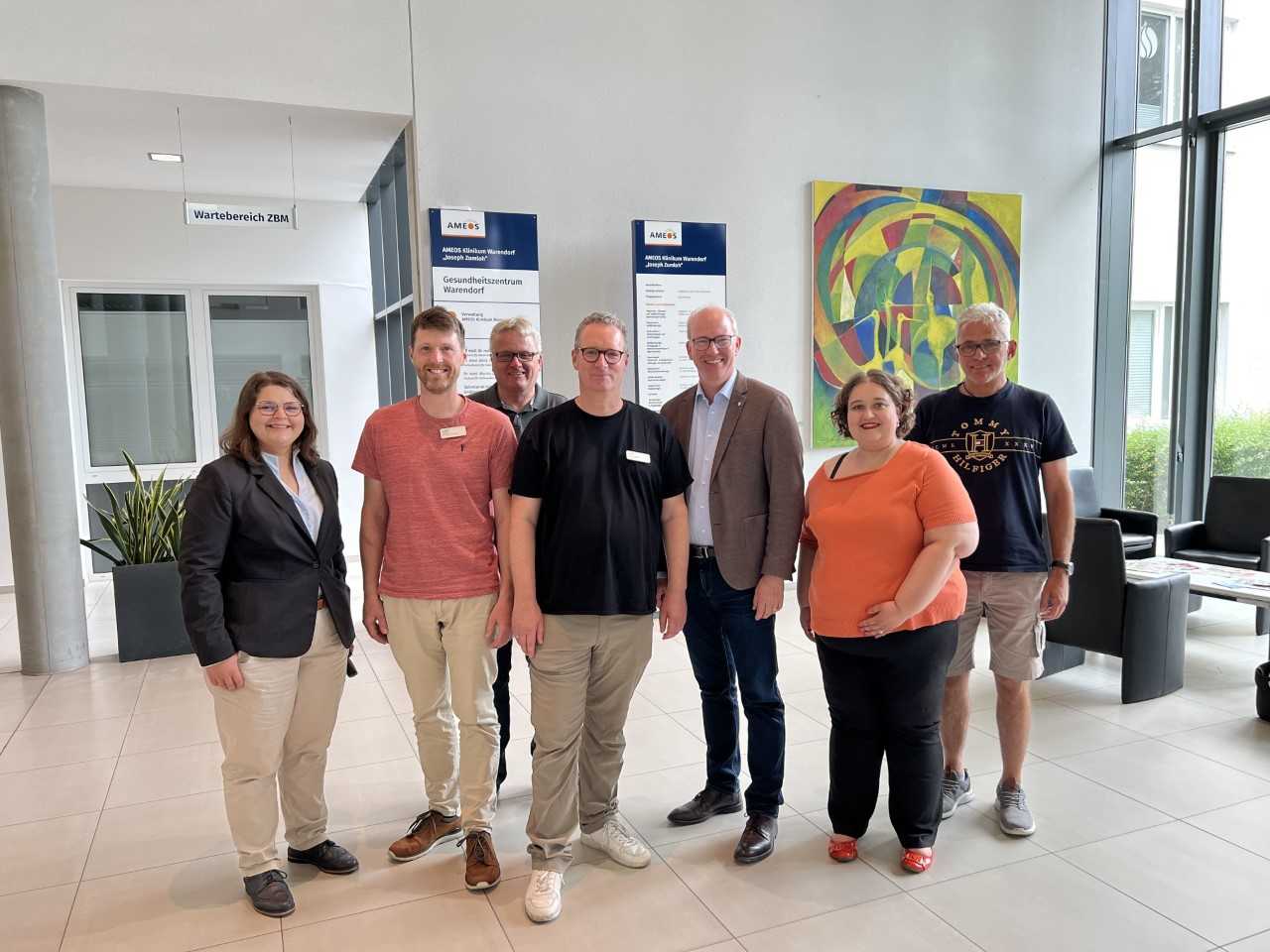Der CDA Kreisvorstand tauschte sich mit dem Betriebsrat des AMEOS Klinikums Warendorf �ber die Entwicklung des Krankenhauses, die Situation der Besch�ftigten sowie aktuelle gesundheitspolitische Herausforderungen aus.